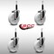 Service Caster 5'' SS Nylon Wheel Swivel 3/4'' Expanding Stem Caster Set, 4PK SCC-SSEX20S514-NYS-34-4 - alternate 3